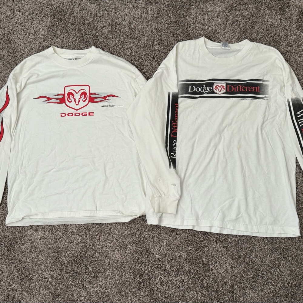Vintage Dodge Racing Long Sleeve Shirts